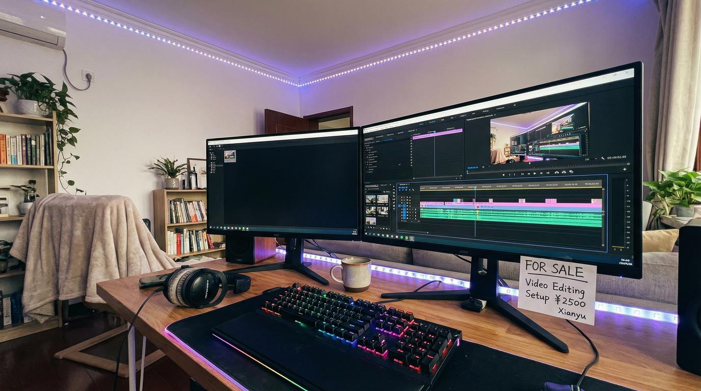 每日大赛视频：专业视频剪辑工作台搭建演示